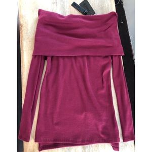 NWT Buffalo Berry cold shoulder long sleeve top